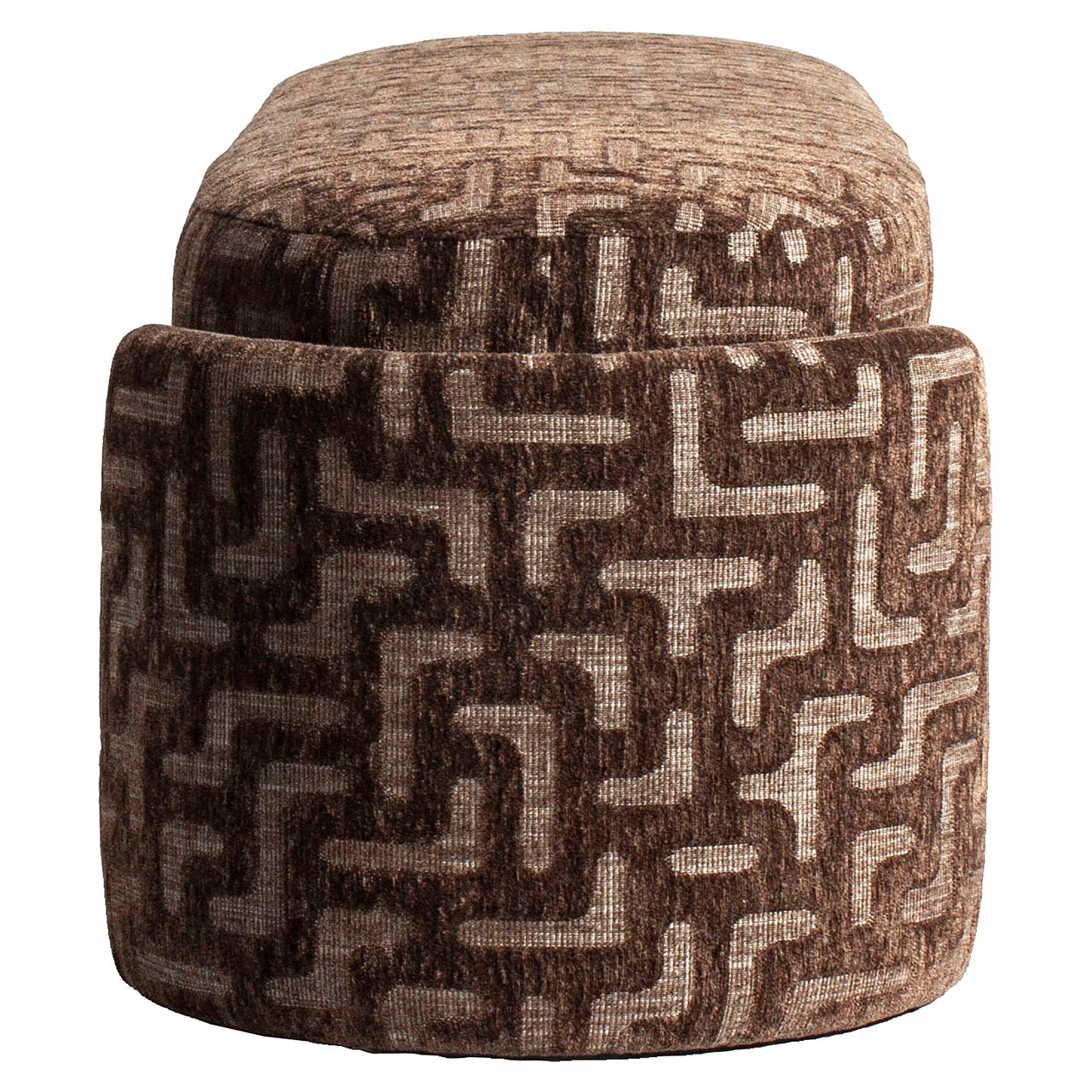 Bench Cupid brown labyrinth with storage