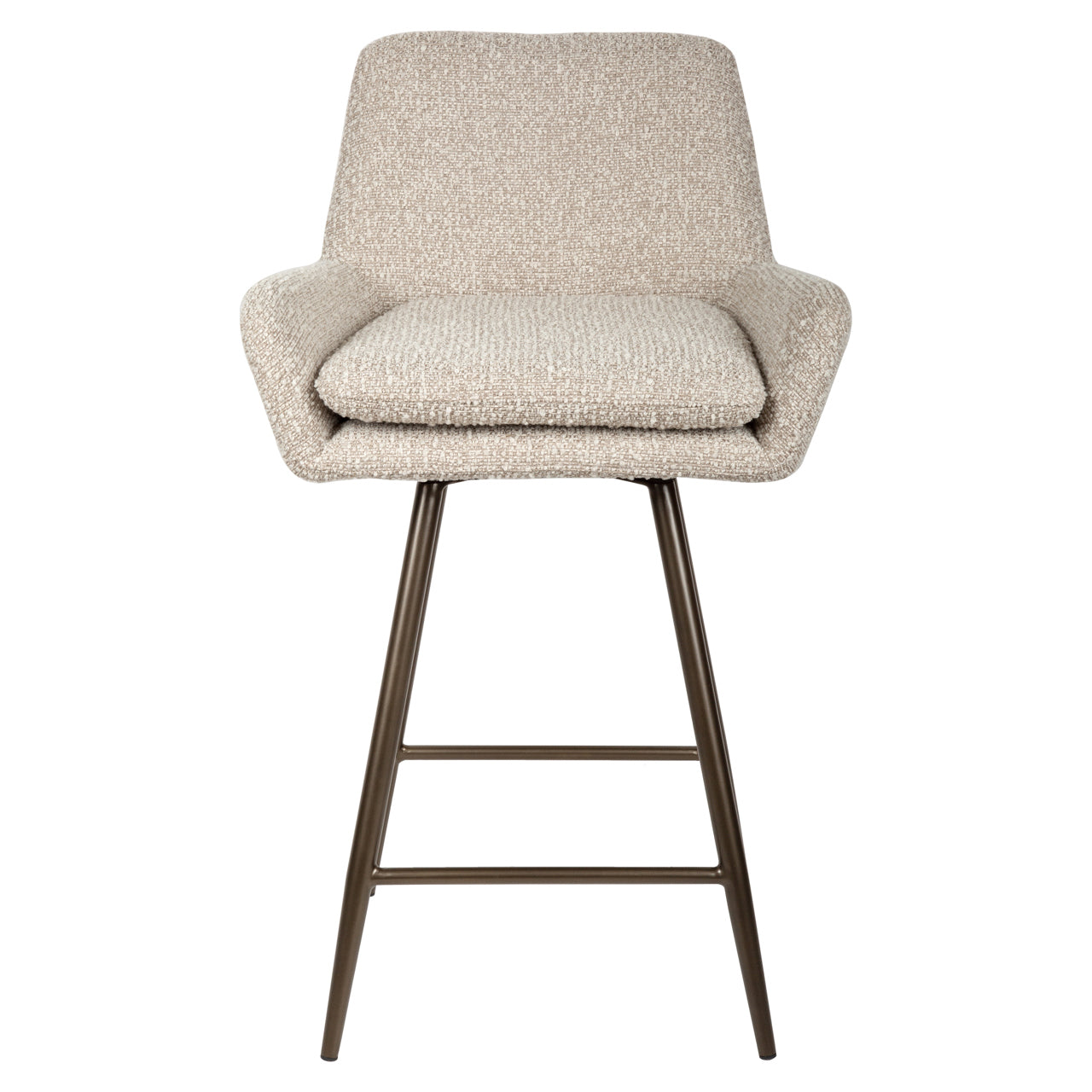 Counter stool Linsey natural chunky swivel (Set of 2)