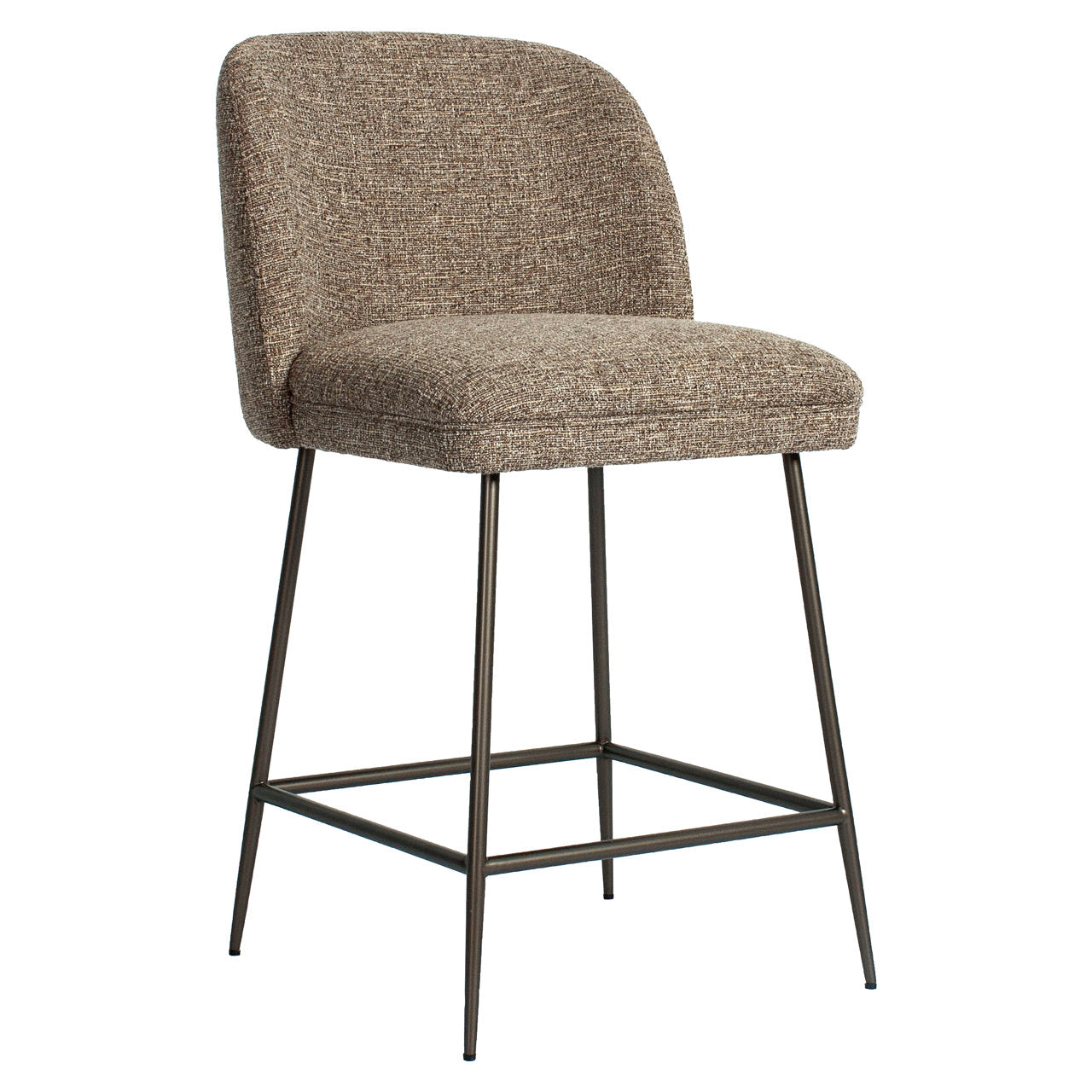 Counter stool Pullitzer brown tweed