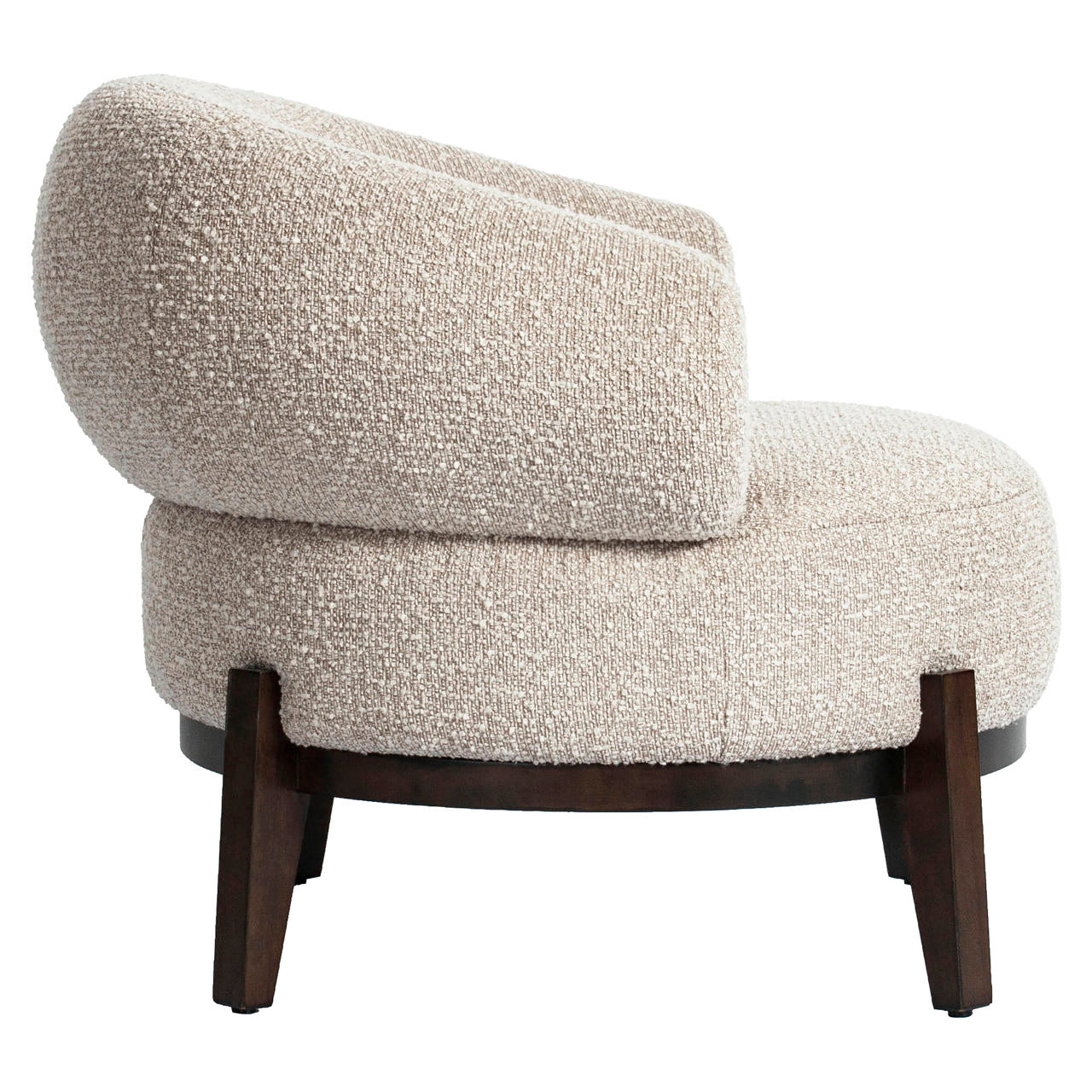 Lounge chair Montana natural chunky fire retardant