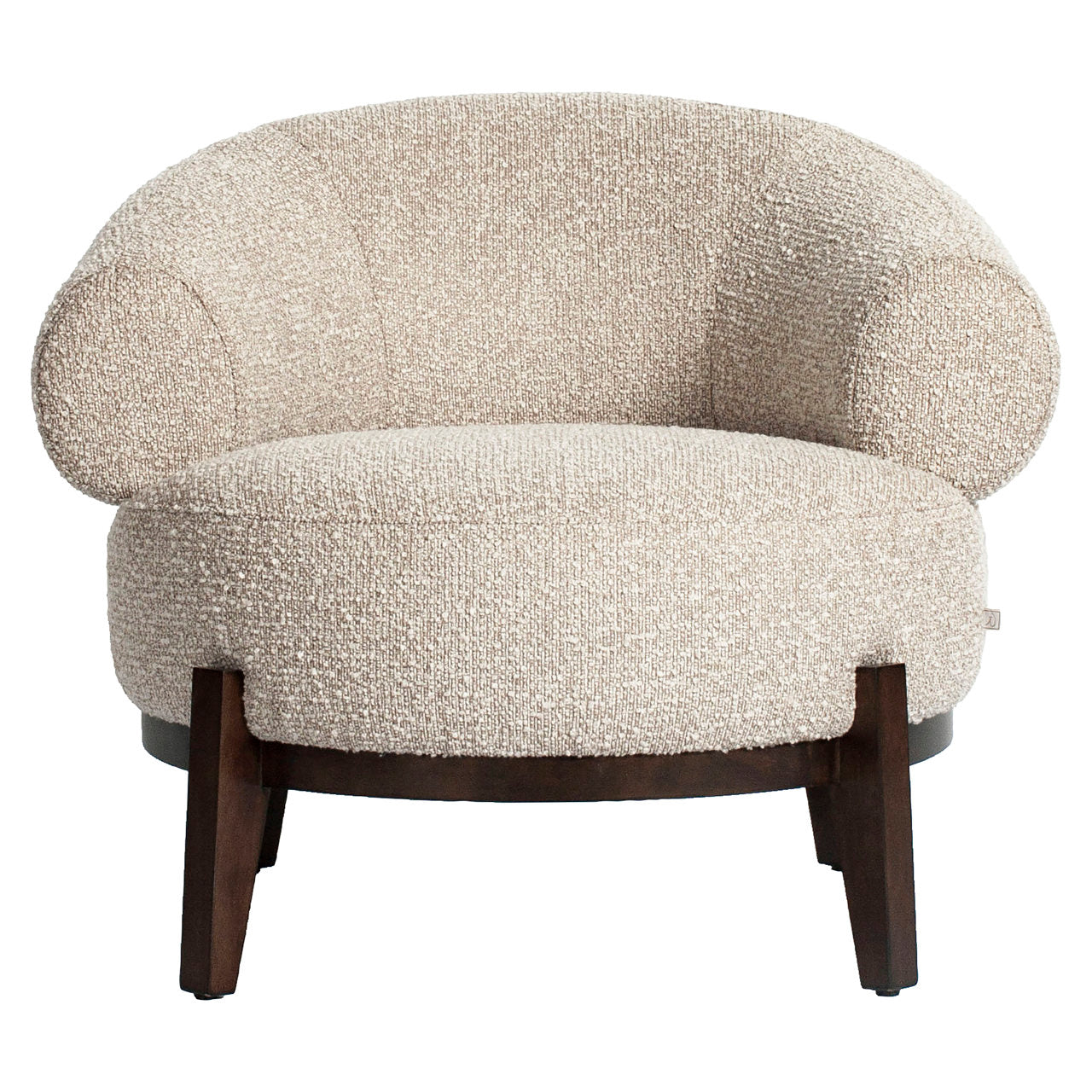 Lounge chair Montana natural chunky fire retardant
