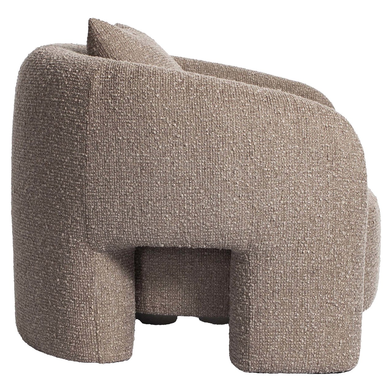 Lounge chair Tuscany mocca chunky