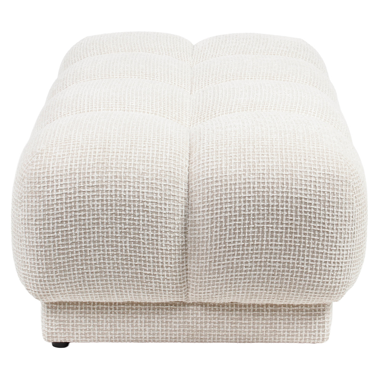 Pouffe & Footstool Noah beige blockweave