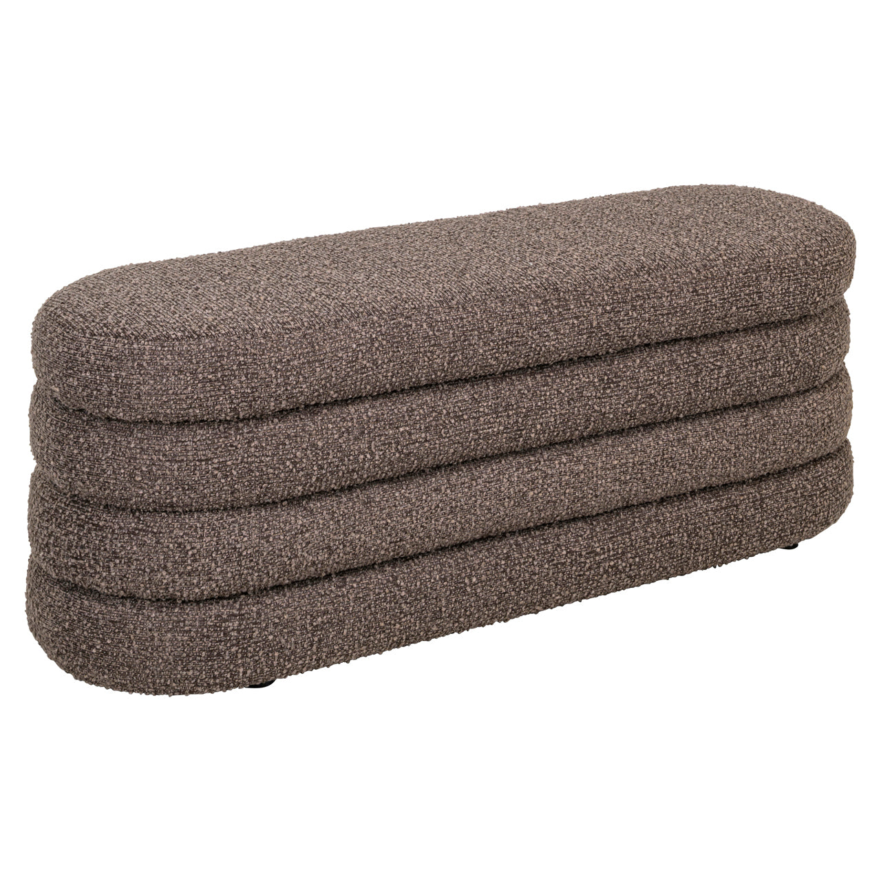 Pouffe & Footstool Camille brown chunky
