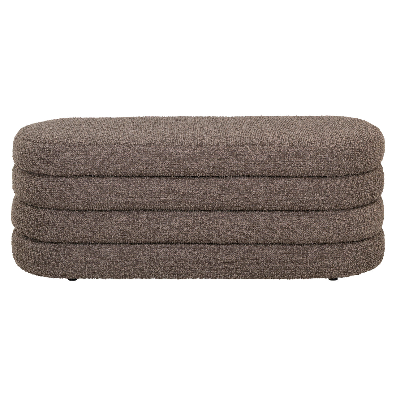 Pouffe & Footstool Camille brown chunky