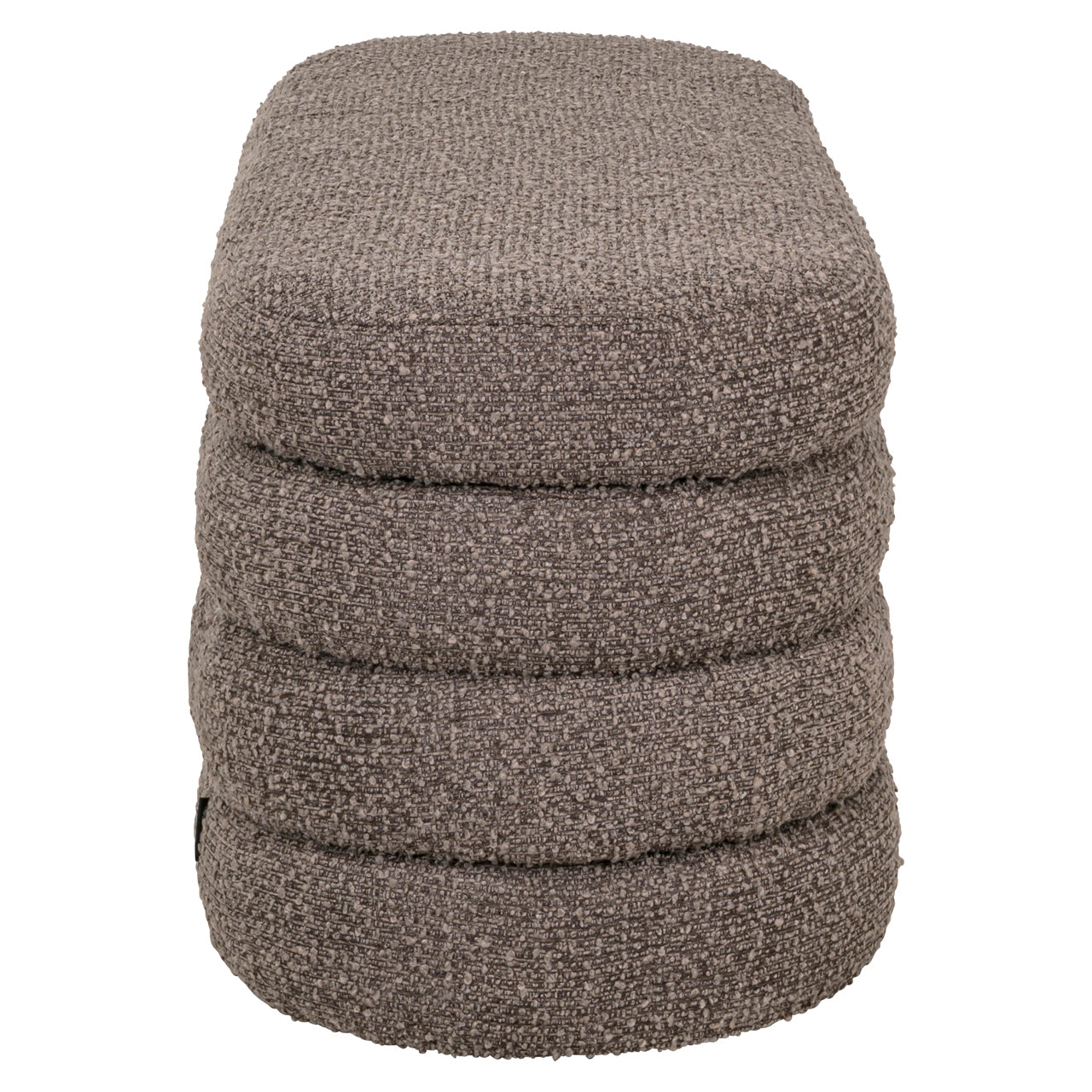 Pouffe & Footstool Camille brown chunky