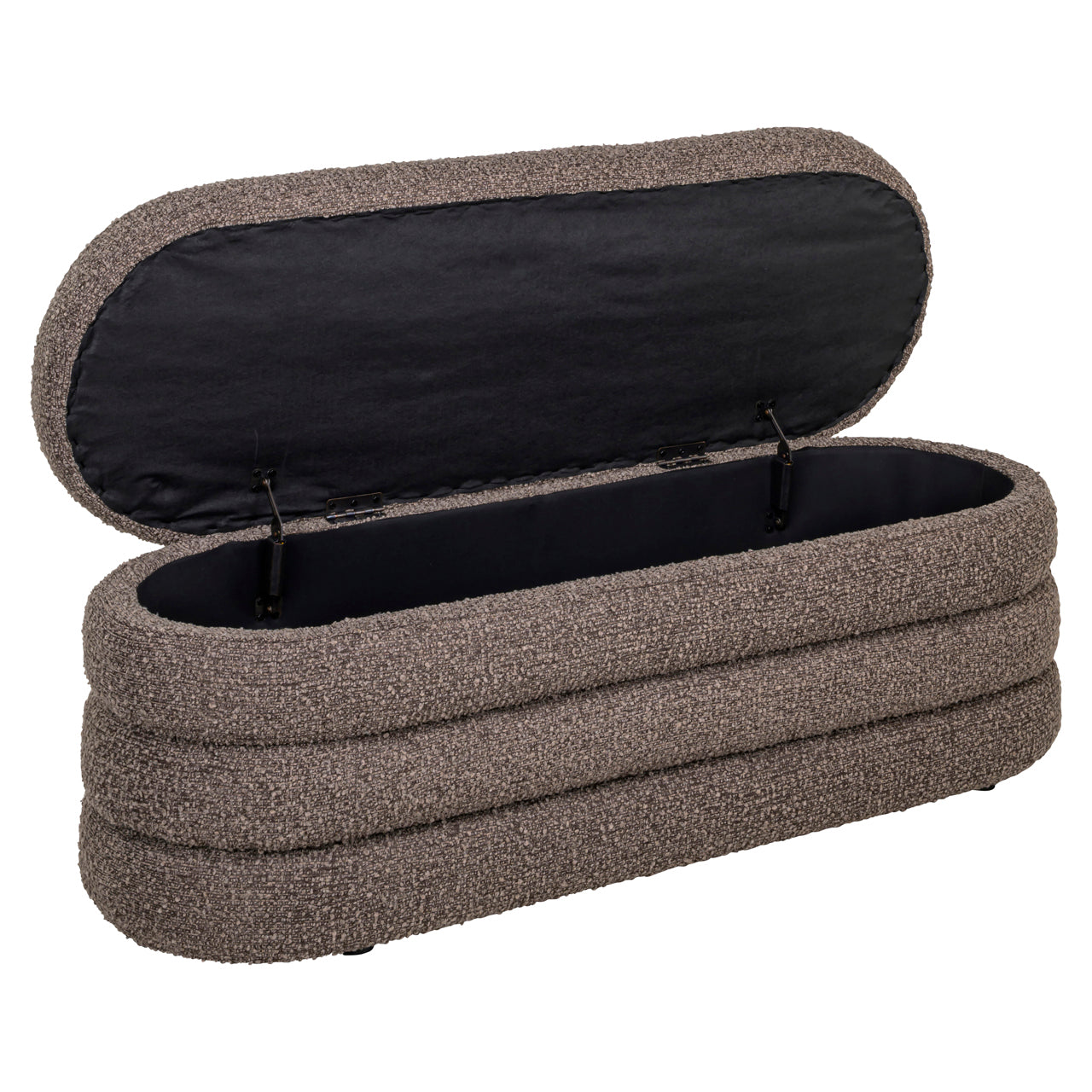 Pouffe & Footstool Camille brown chunky