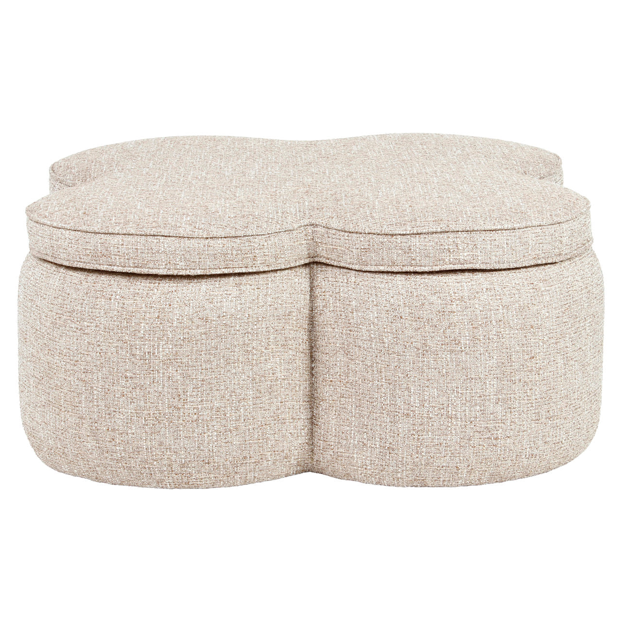Pouffe & Footstool Corbeau sand tweed
