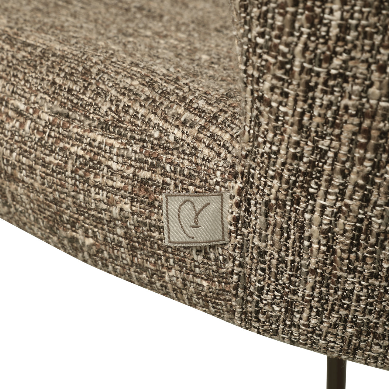 Counter stool Odarby brown tweed fire retardant