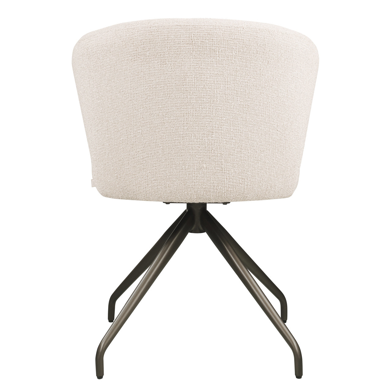 Dining chair Milly biscotti swivel