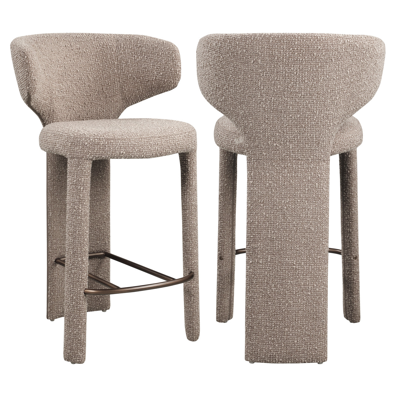 Counter stool Viola mocca chunky