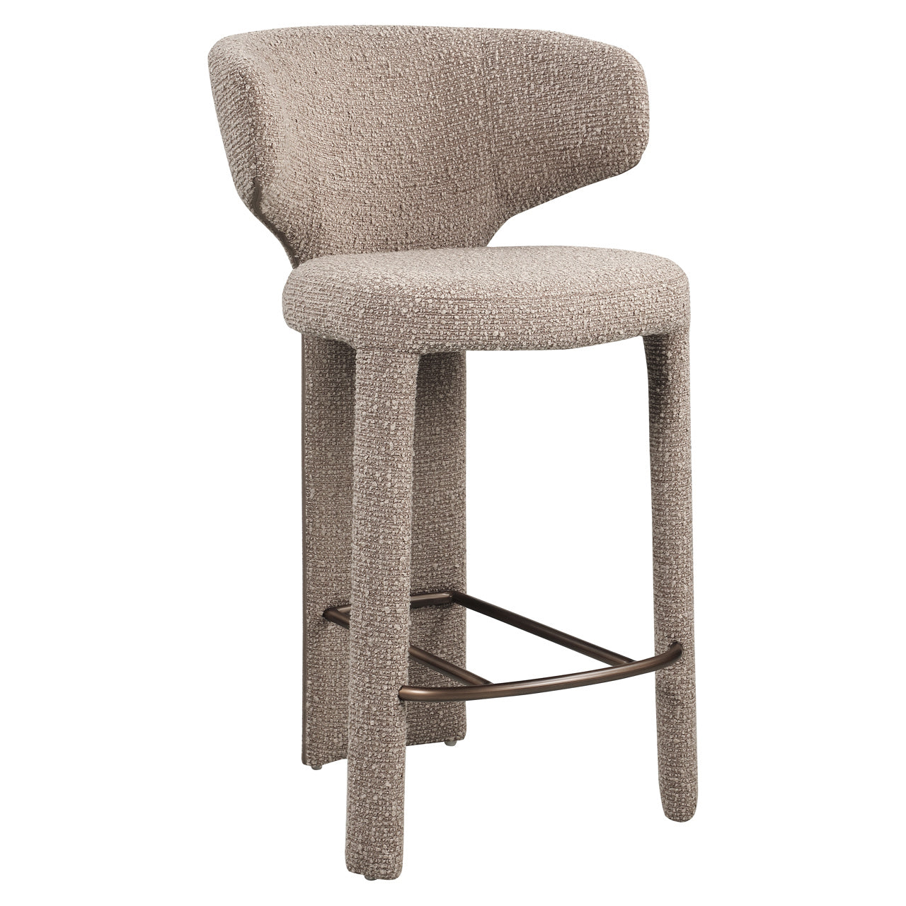 Counter stool Viola mocca chunky
