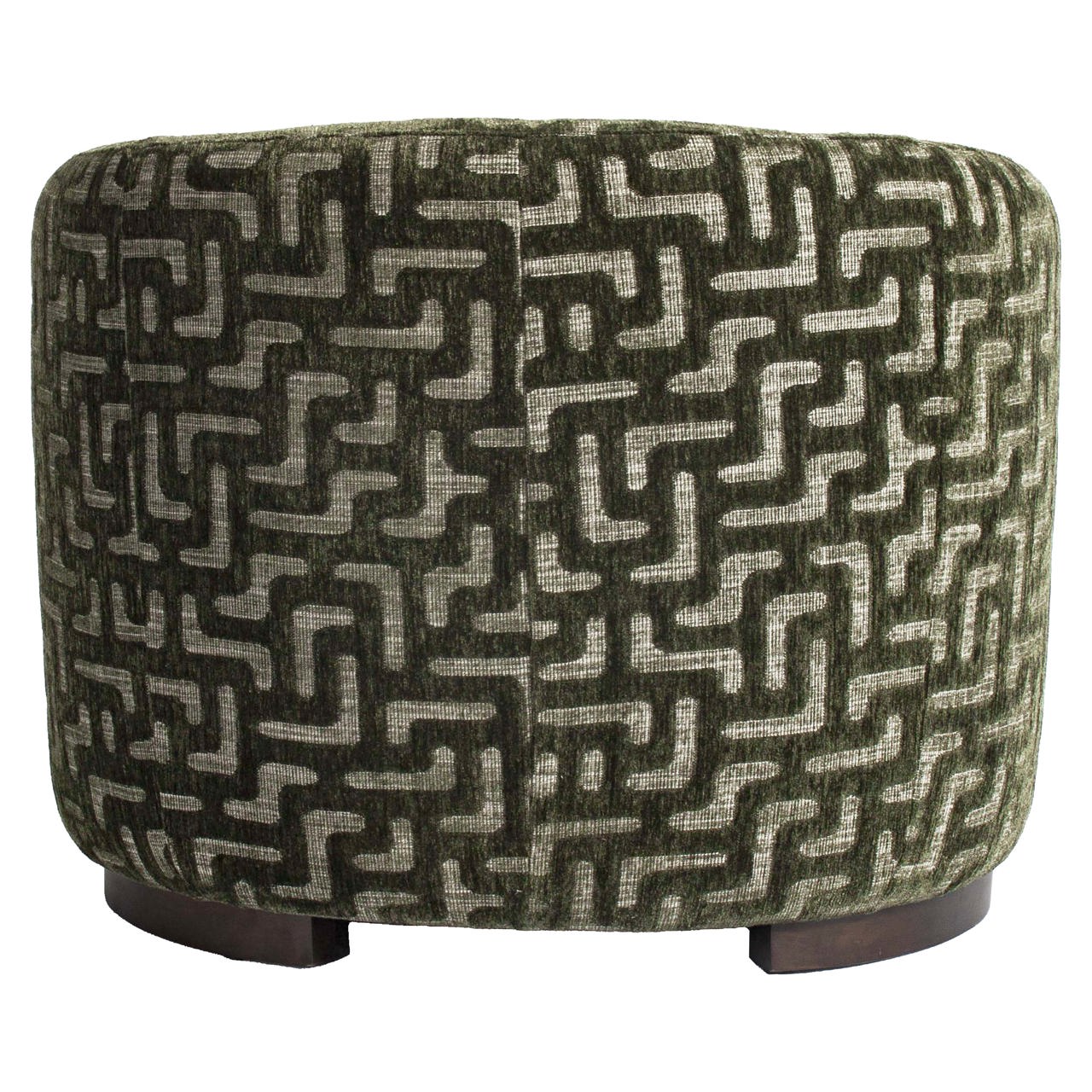 Lounge chair Hannah moss labyrinth fire retardant