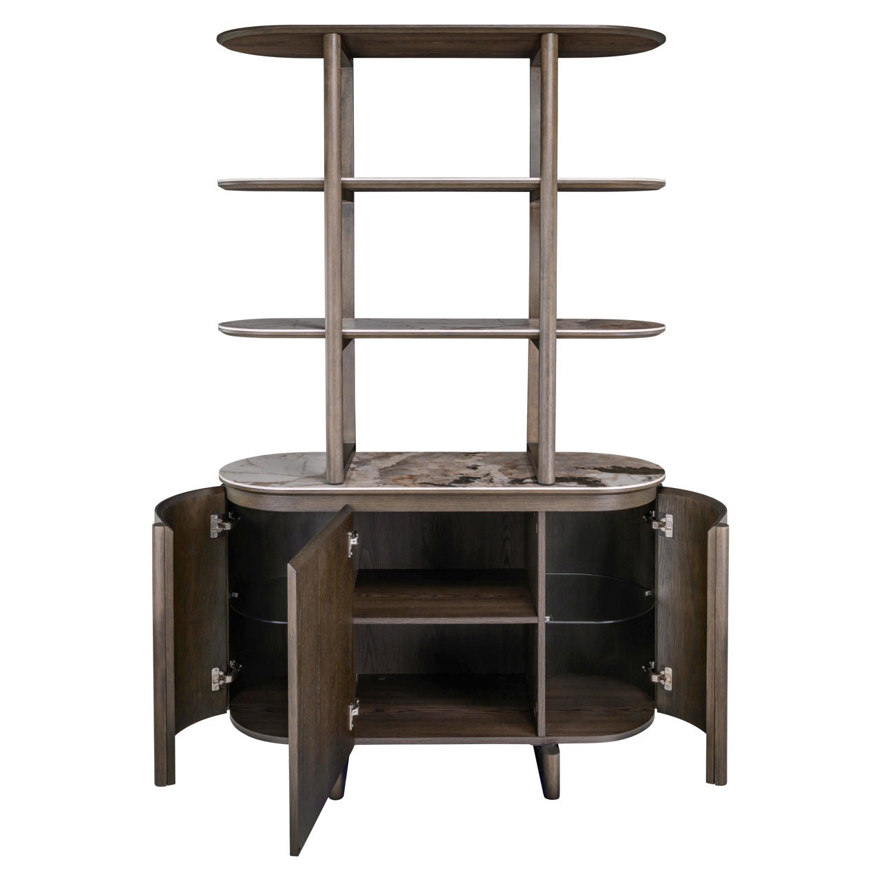 Display cabinet Langford brown