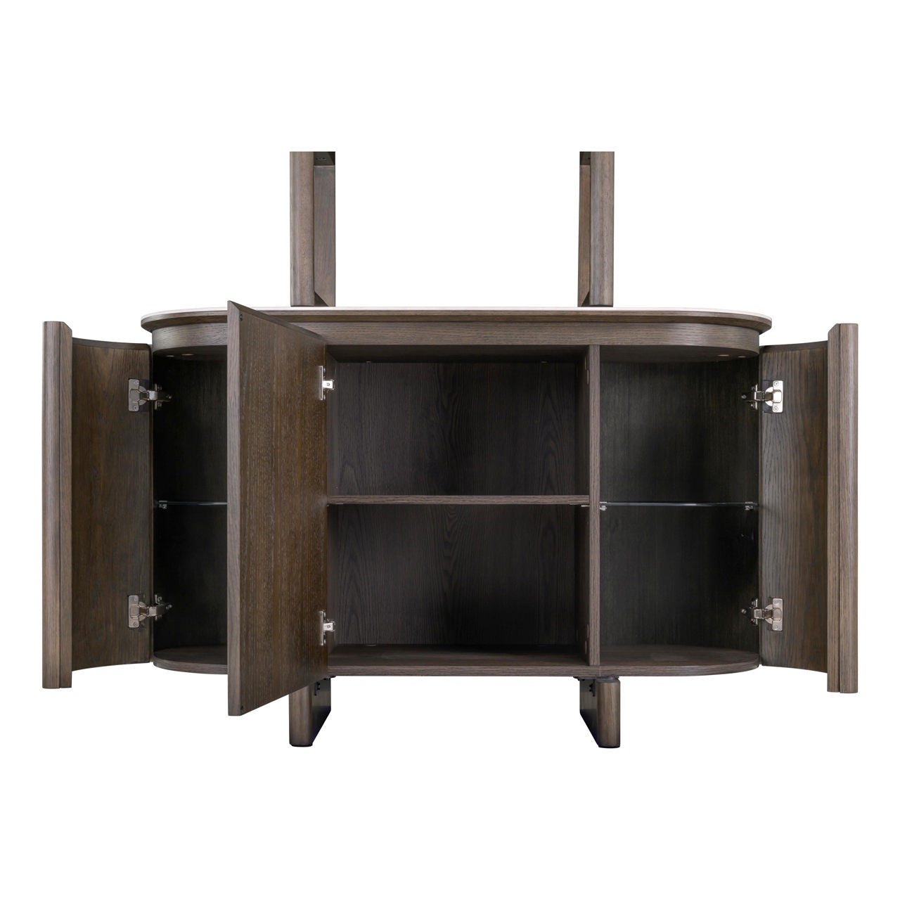 Display cabinet Langford brown
