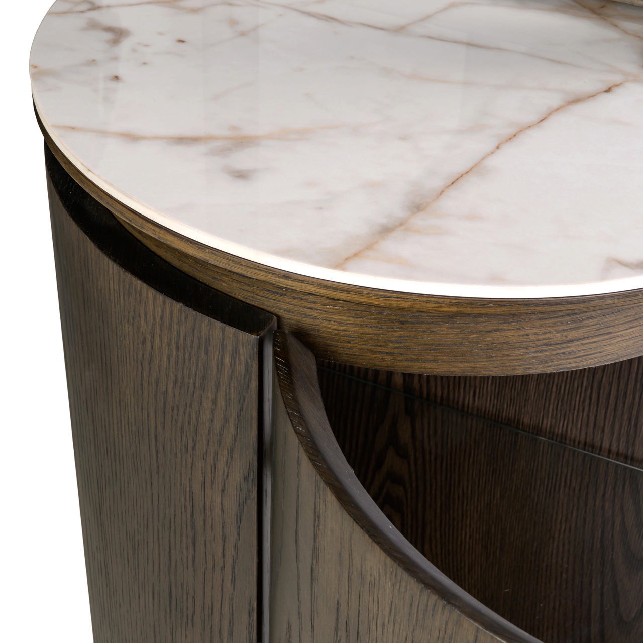 Display cabinet Langford brown