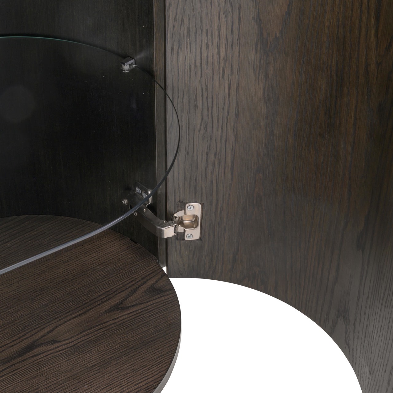 Display cabinet Langford brown
