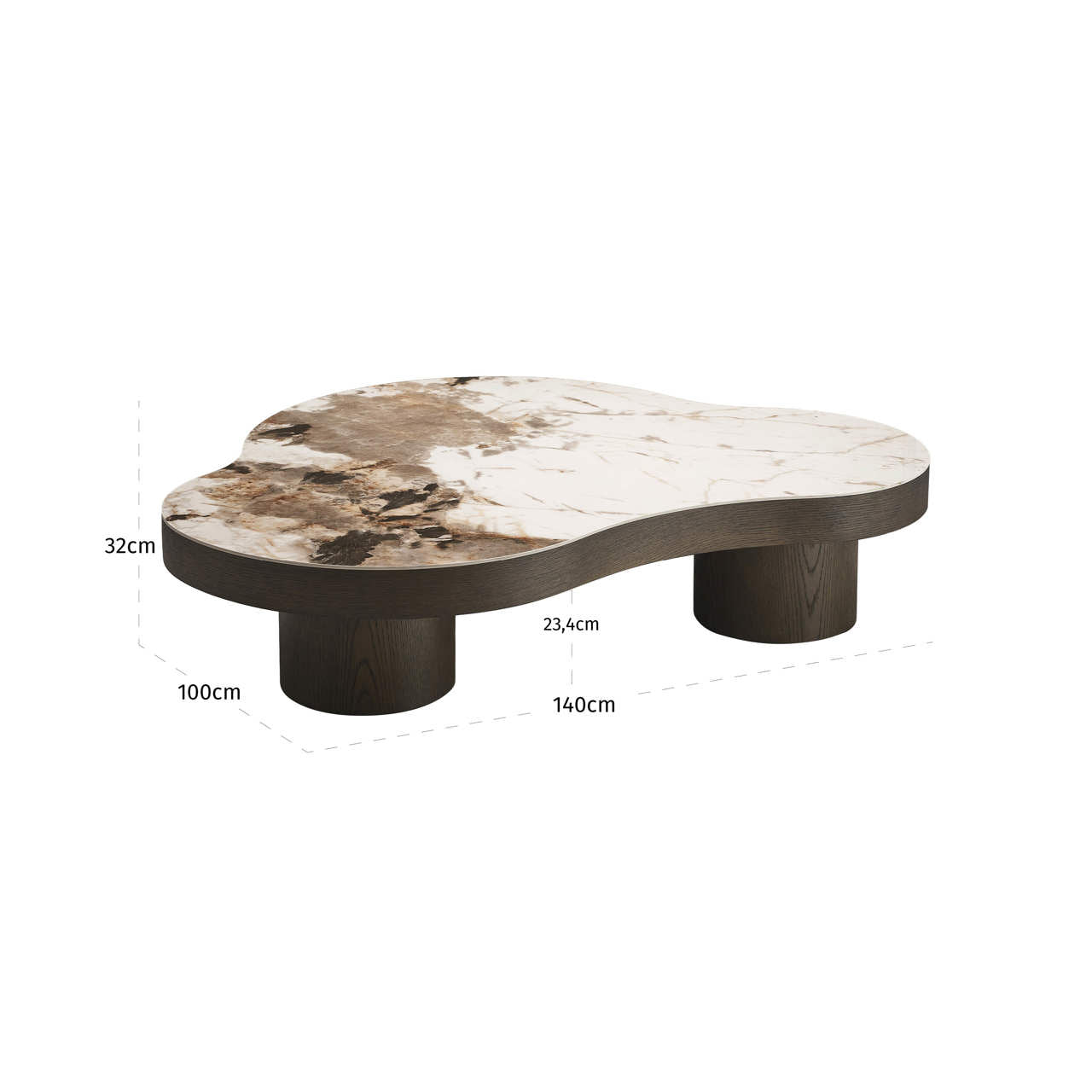 Coffee table Langford brown