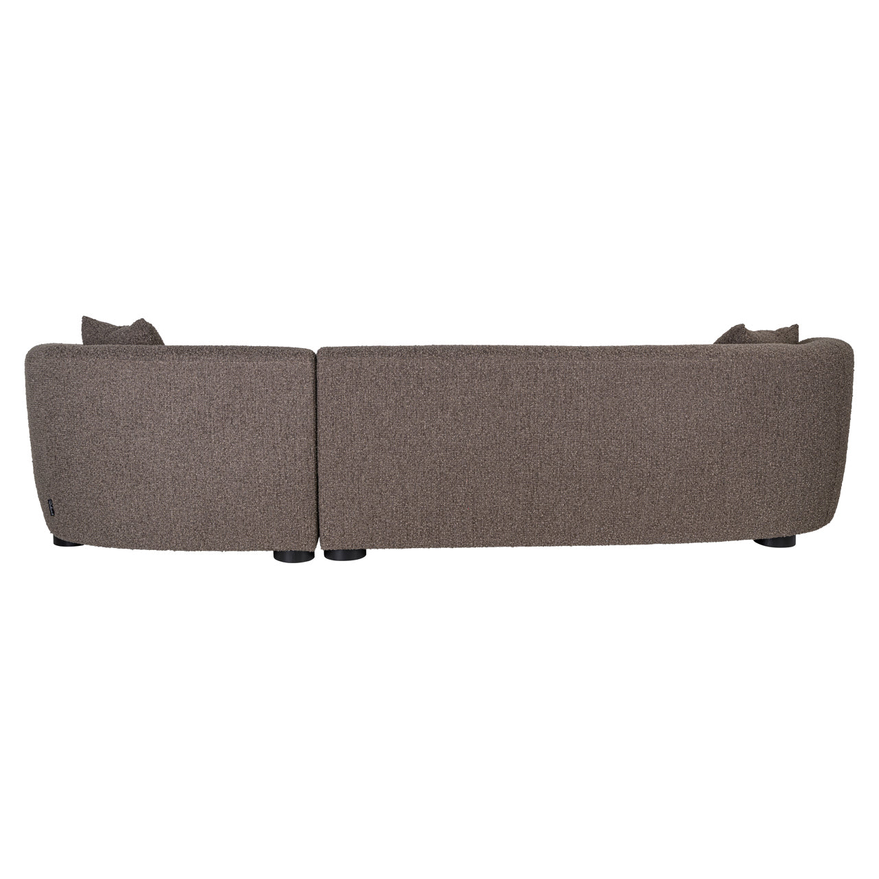 Sofa Pandora brown chunky lounge right
