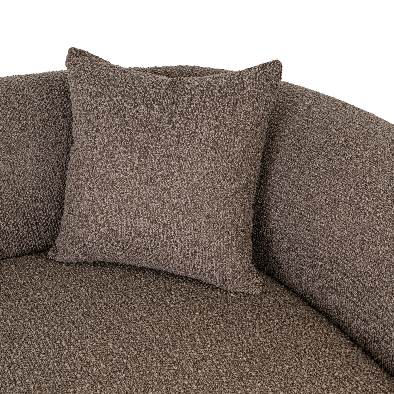 Sofa Pandora brown chunky lounge right