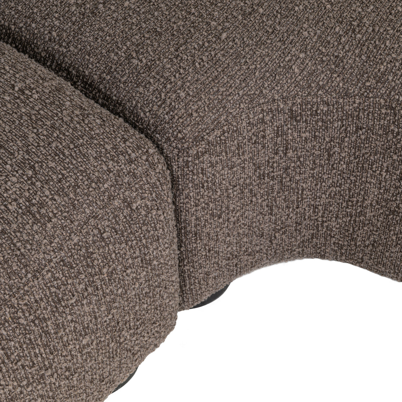 Sofa Pandora brown chunky lounge right