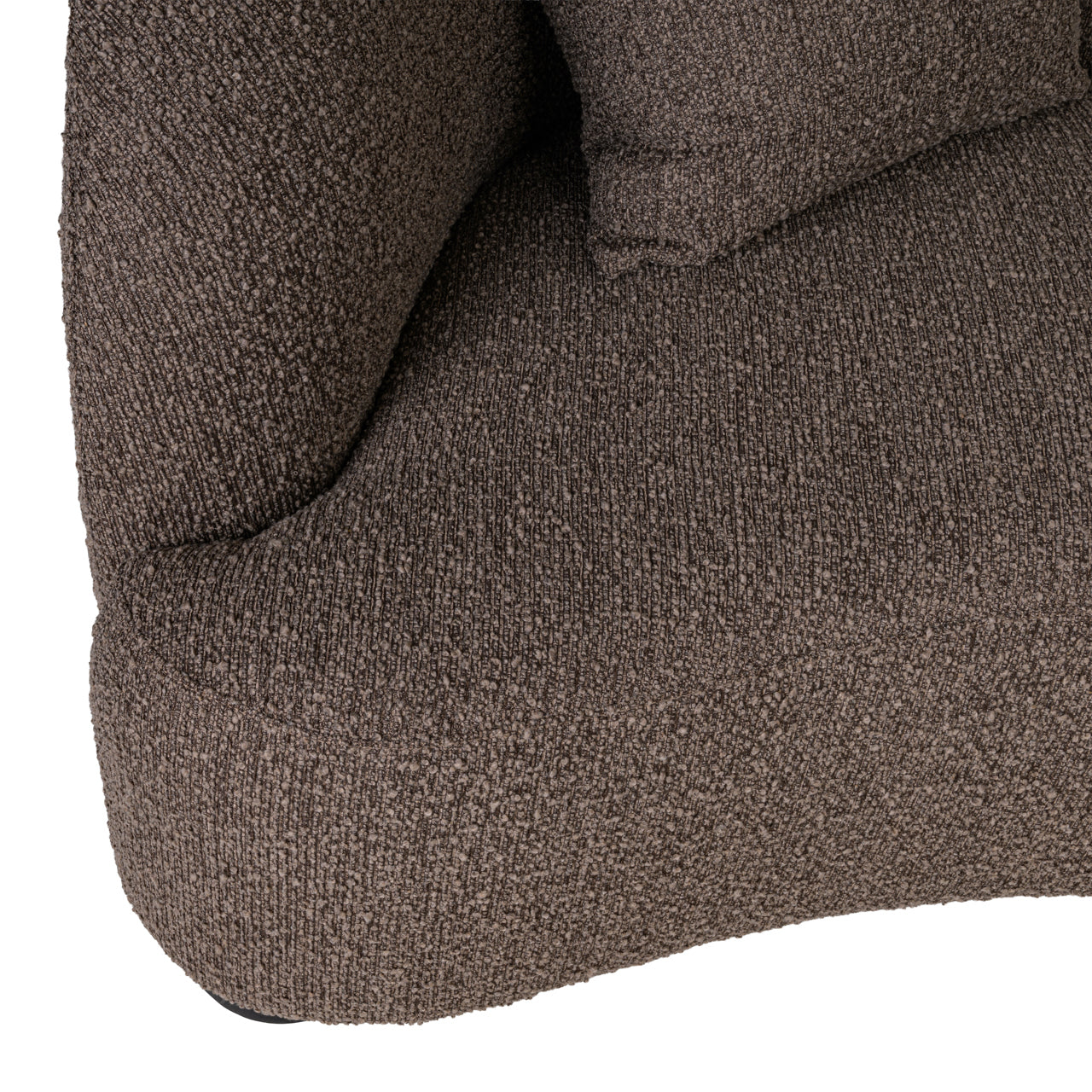 Sofa Pandora brown chunky lounge right