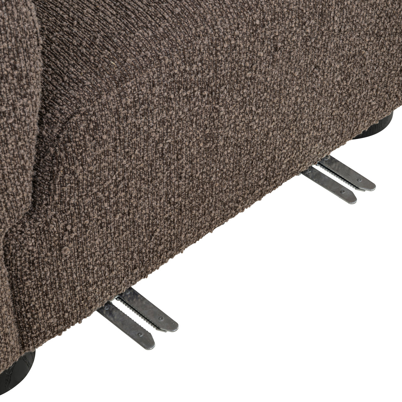 Sofa Pandora brown chunky lounge right