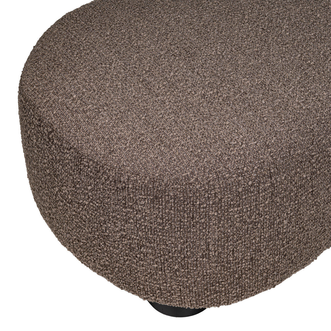 Sofa Pandora brown chunky lounge left