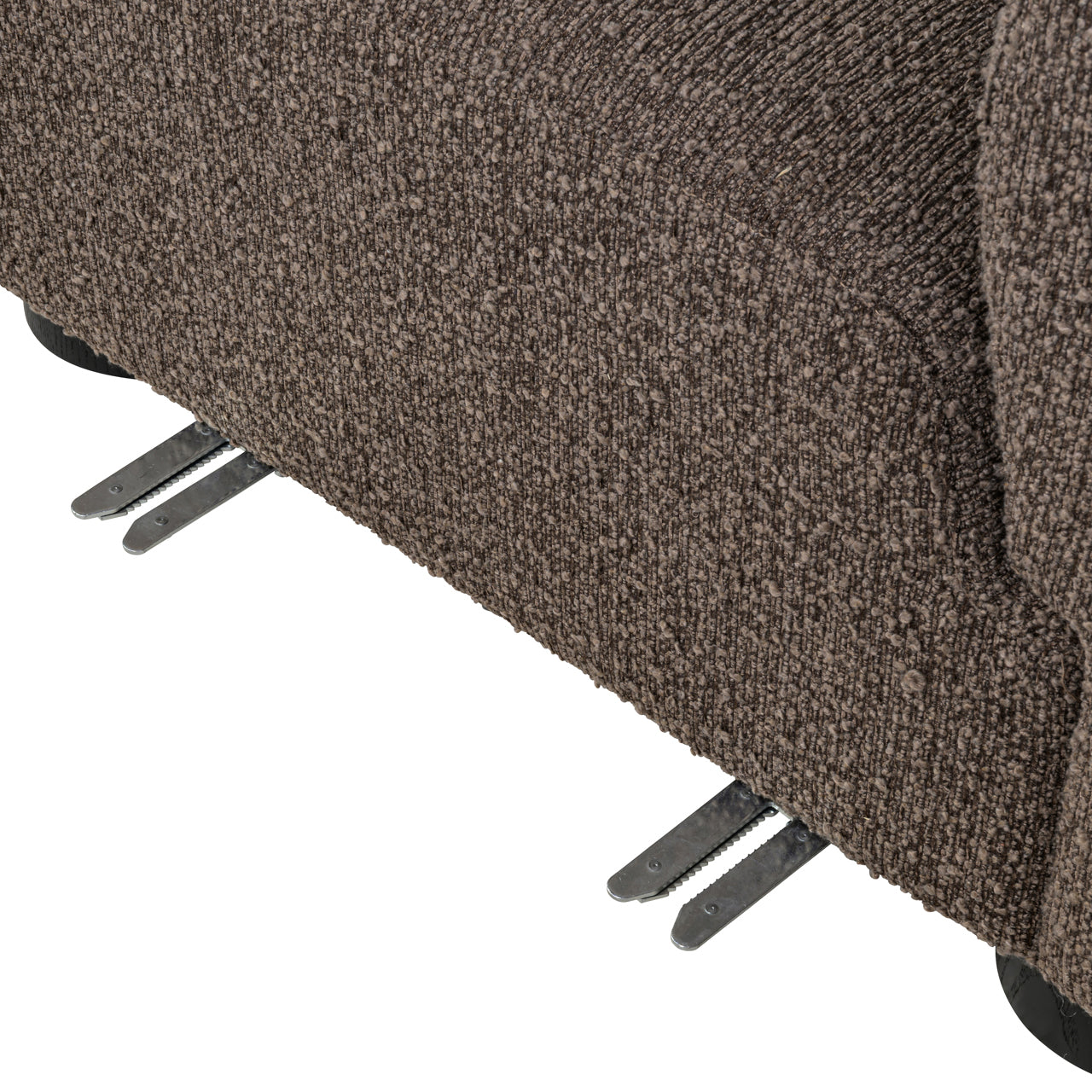 Sofa Pandora brown chunky lounge left