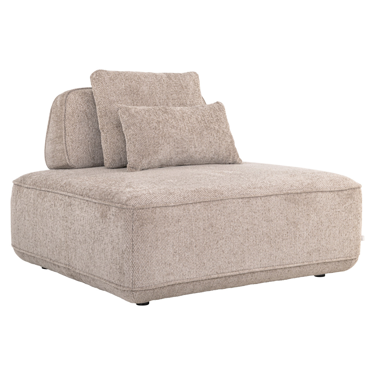 Sofa Tudor mocca boldweave 1-seater movable backrest