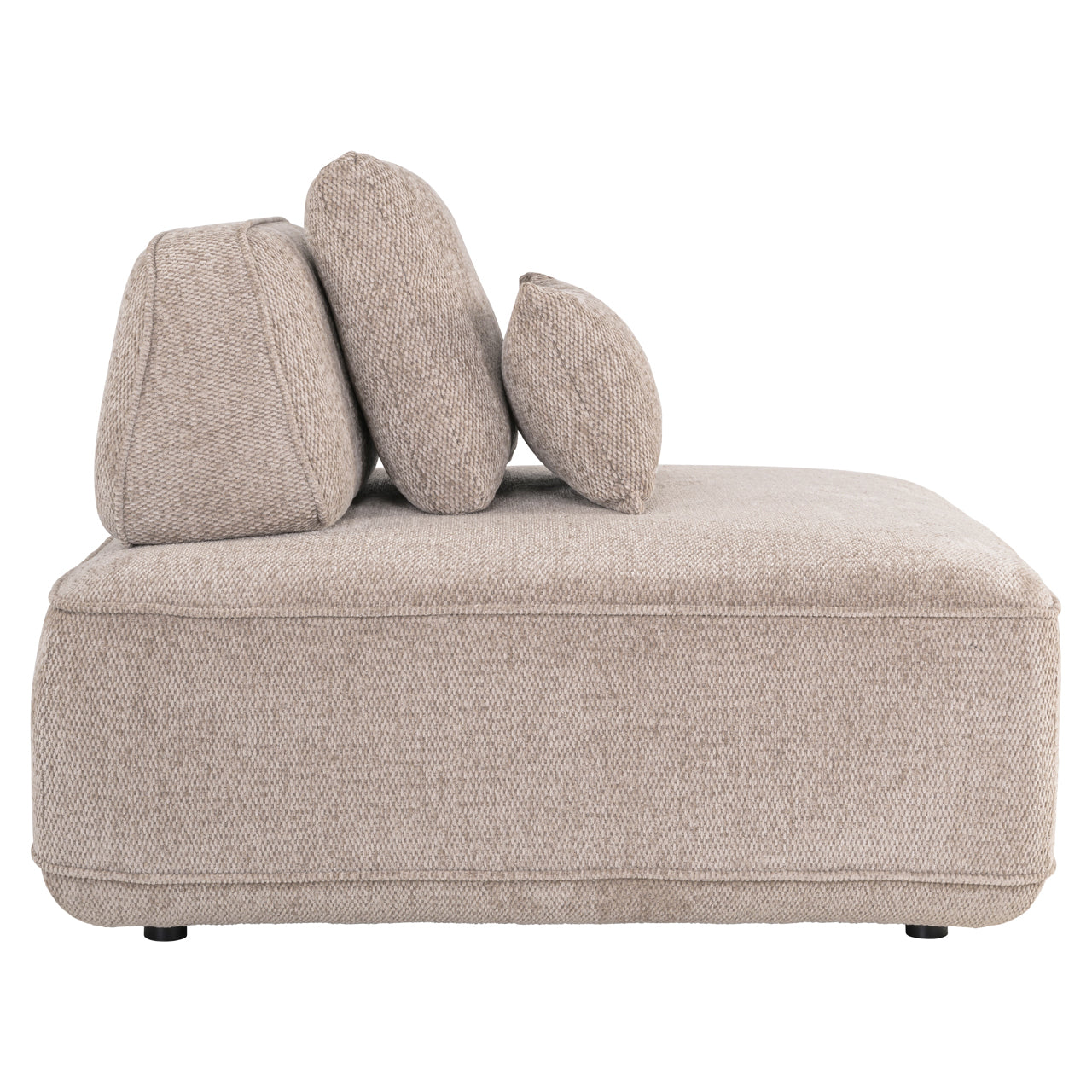Sofa Tudor mocca boldweave 1-seater movable backrest