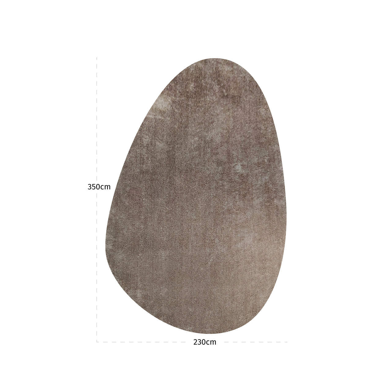 Carpet Freya brown pebble 230x350