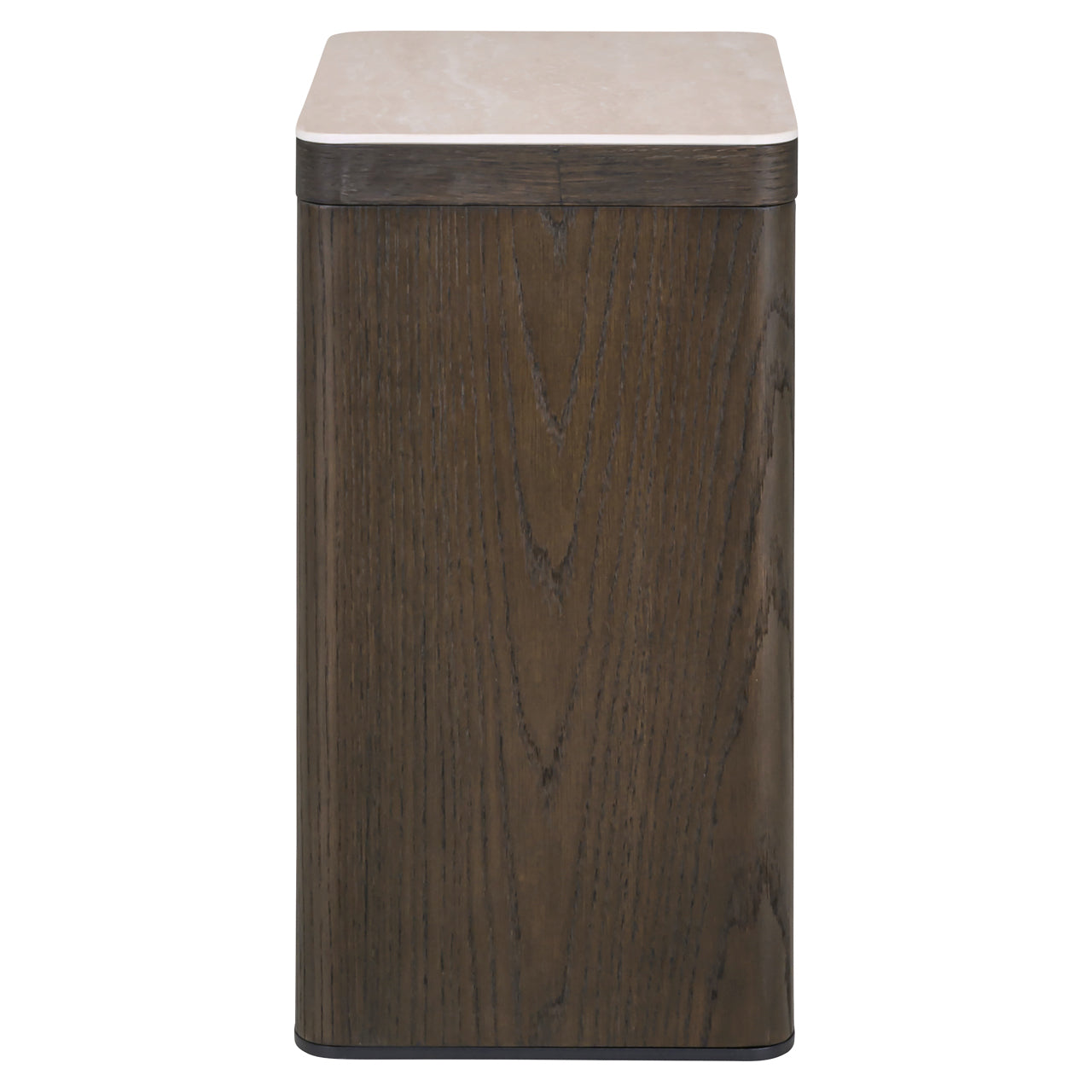 Sofa side table Nando brown