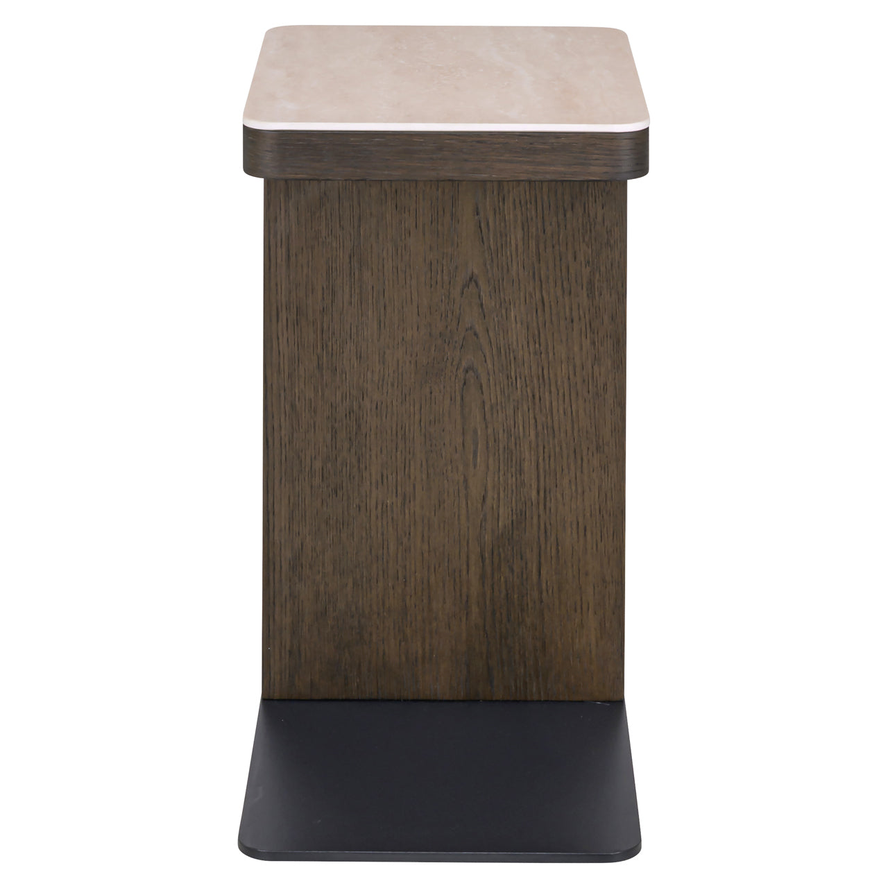 Sofa side table Nando brown