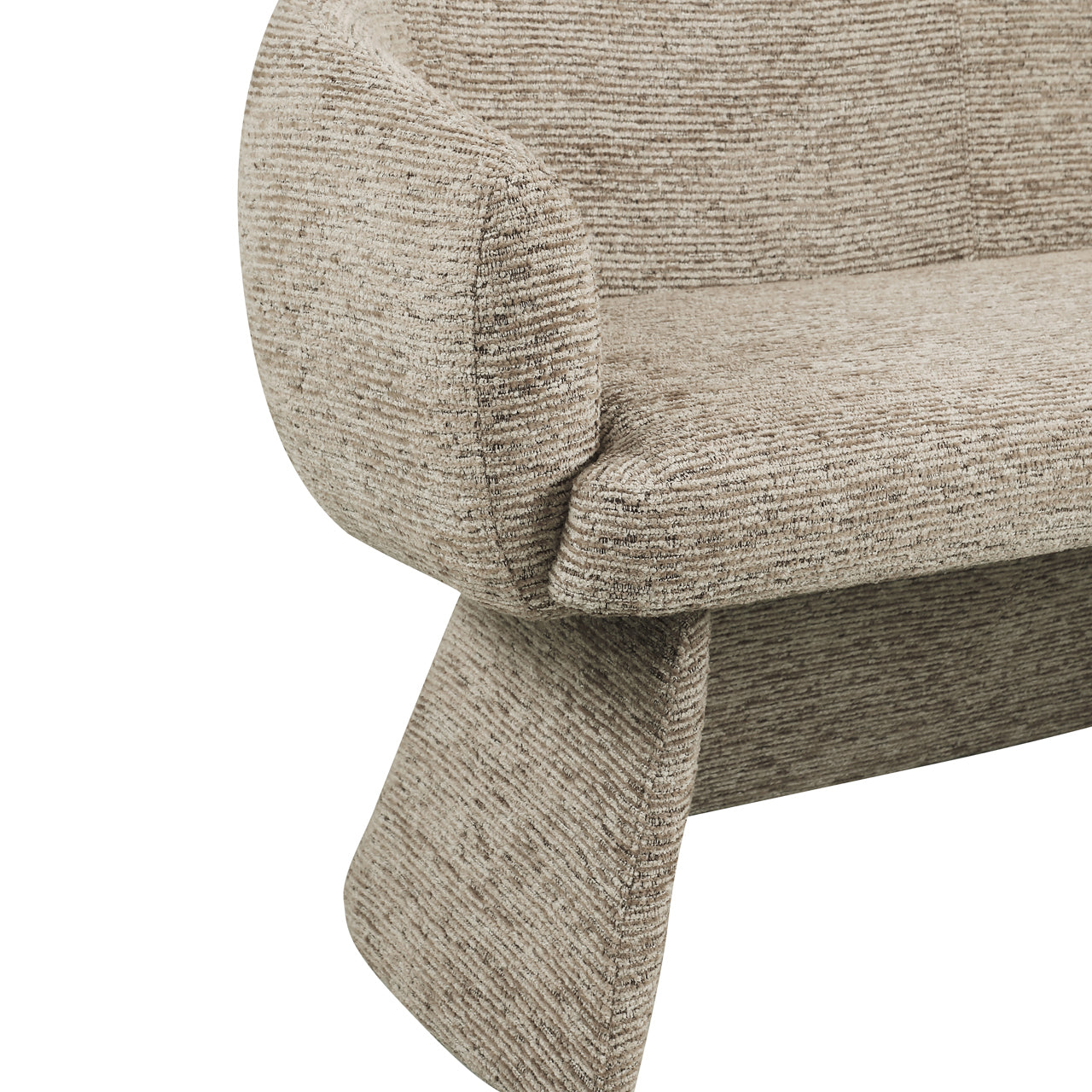 Dining bench Quiriro mocca linear