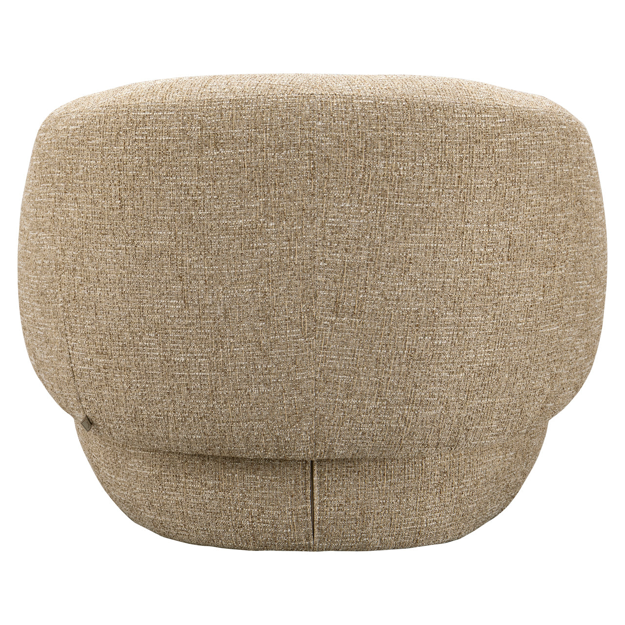 Lounge chair Milano sand tweed fire retardant