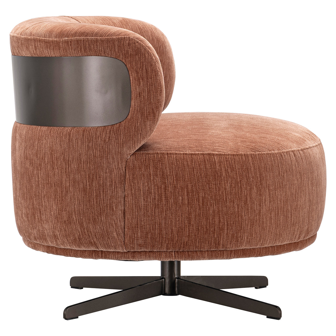 Lounge chair Lauren be straight mocha mousse