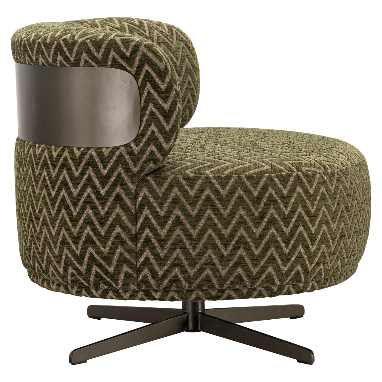 Lounge chair Lauren moss chevron