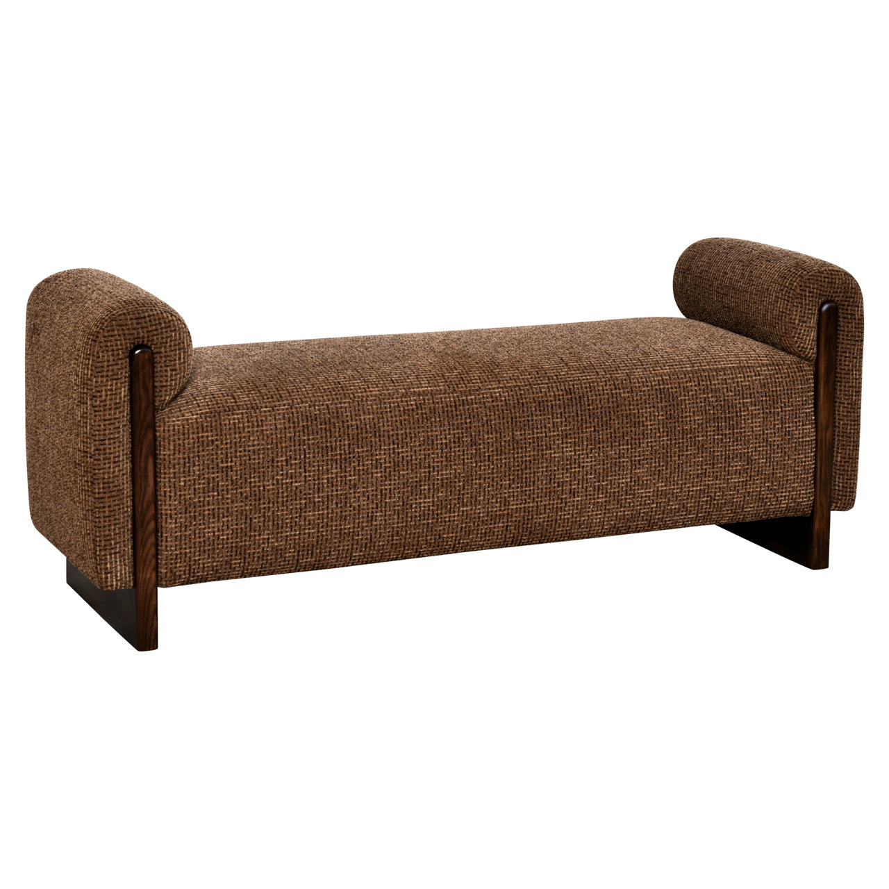 Bench Winslov brown blockweave fire retardant