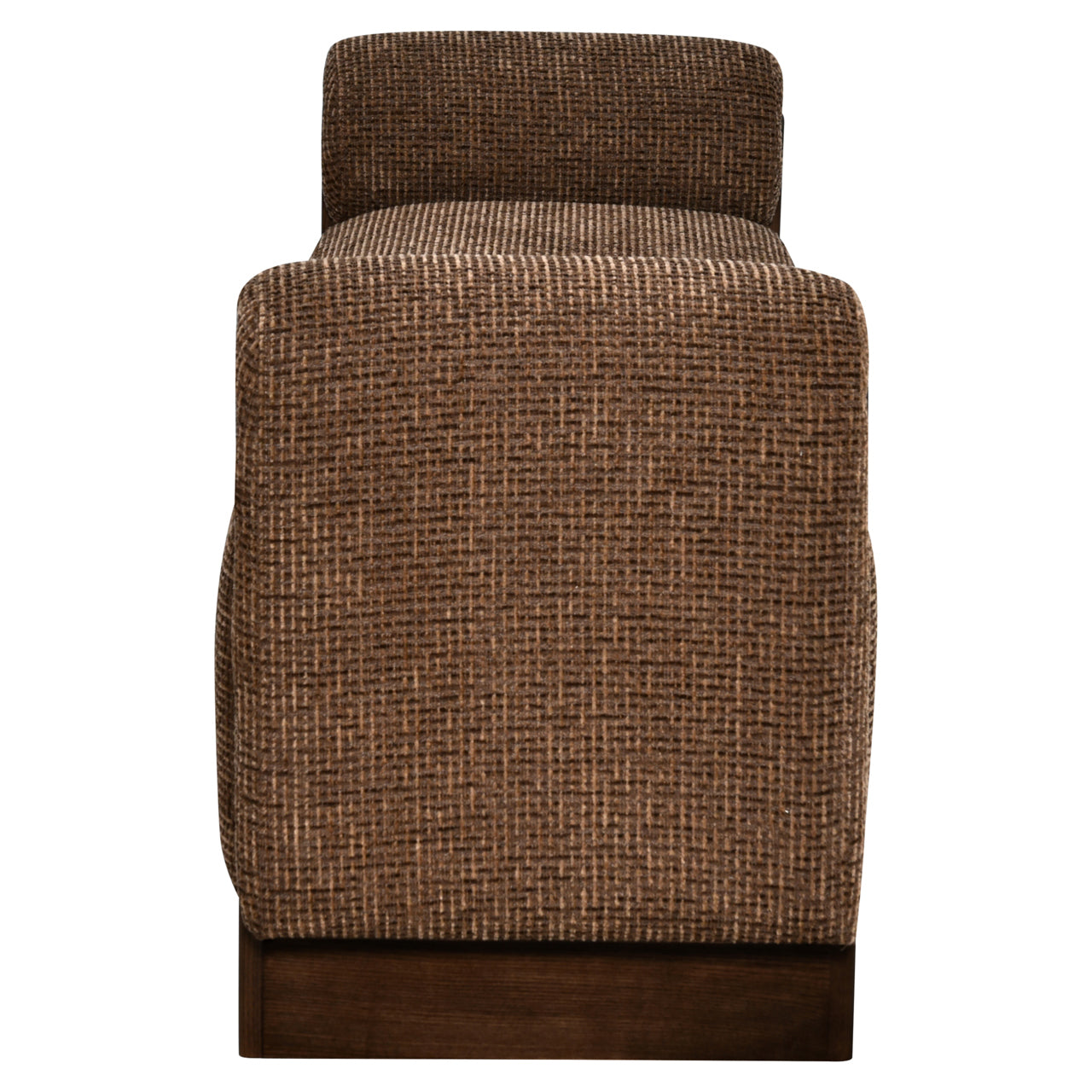 Bench Winslov brown blockweave fire retardant
