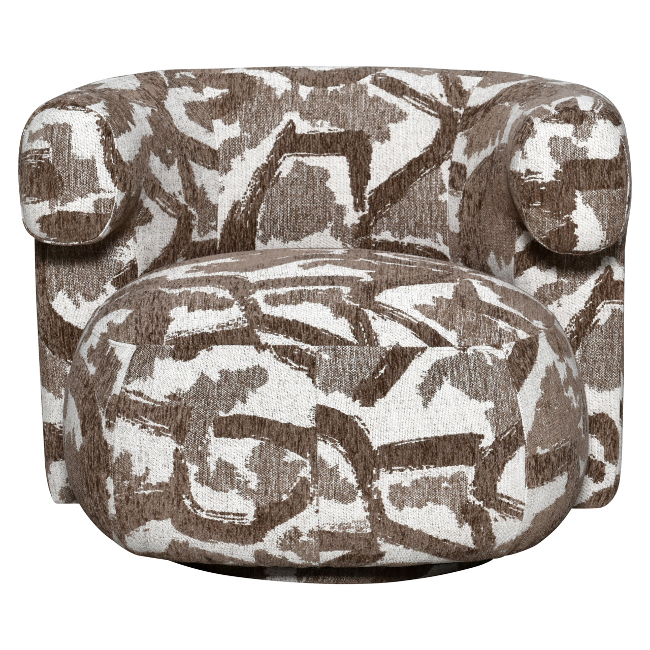 Lounge chair Talley brown nature swivel