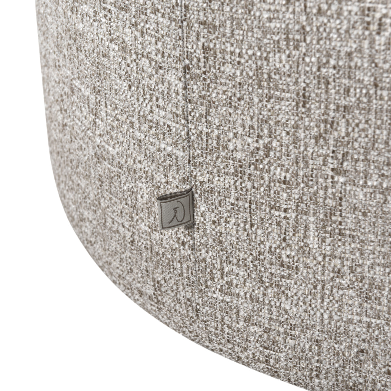 Lounge chair Talley cream tweed swivel