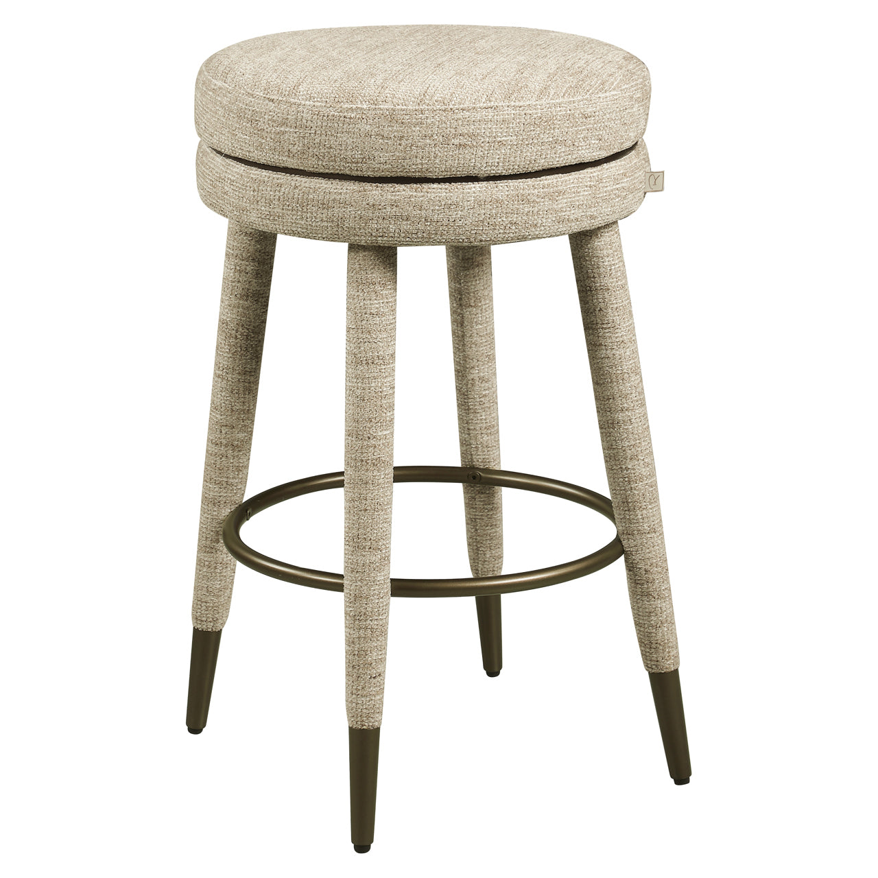 Counter stool Tenashar natural softweave swivel
