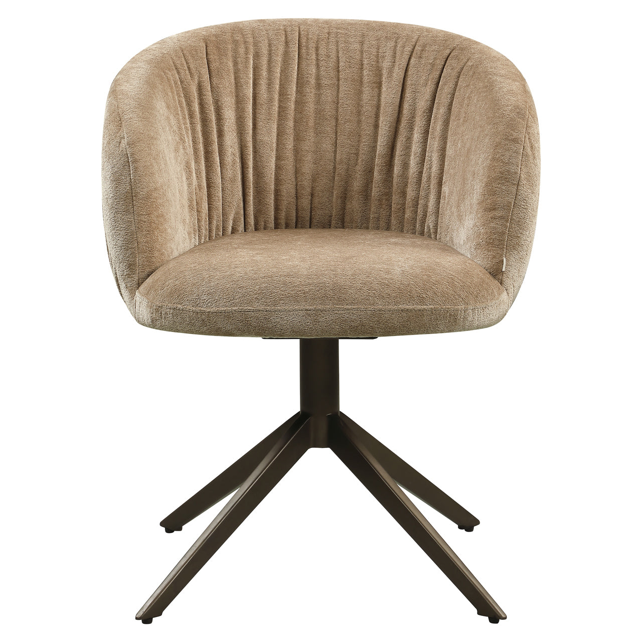 Dining chair Cassi sand soft swivel