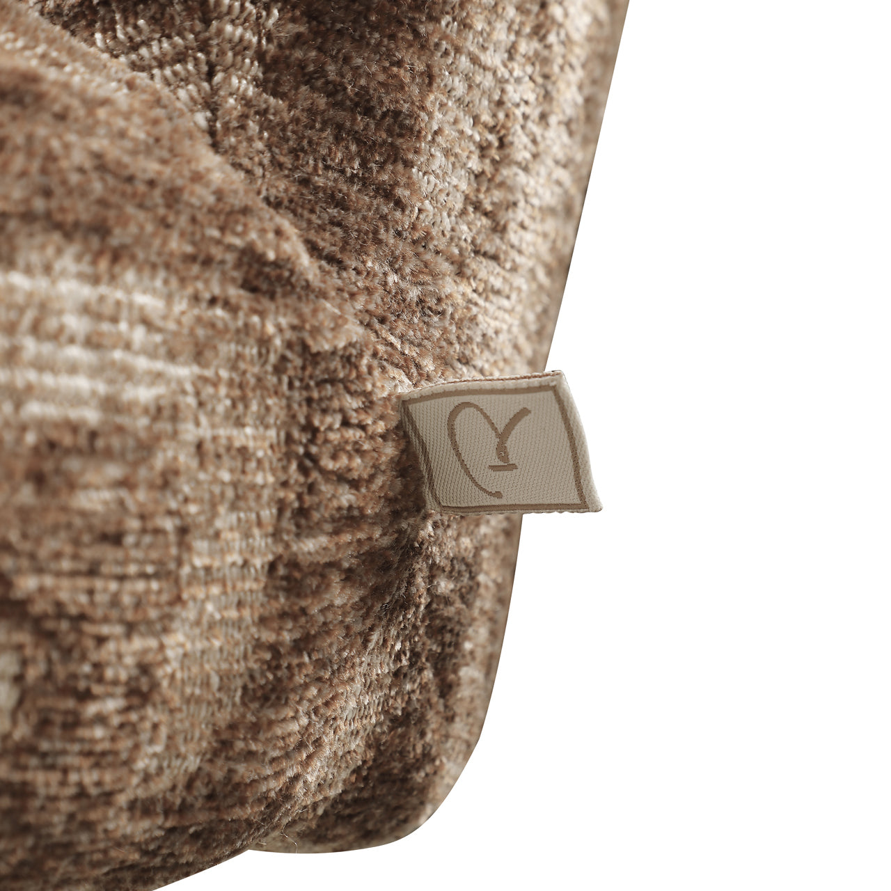 Dining chair Fiona brown labyrinth swivel