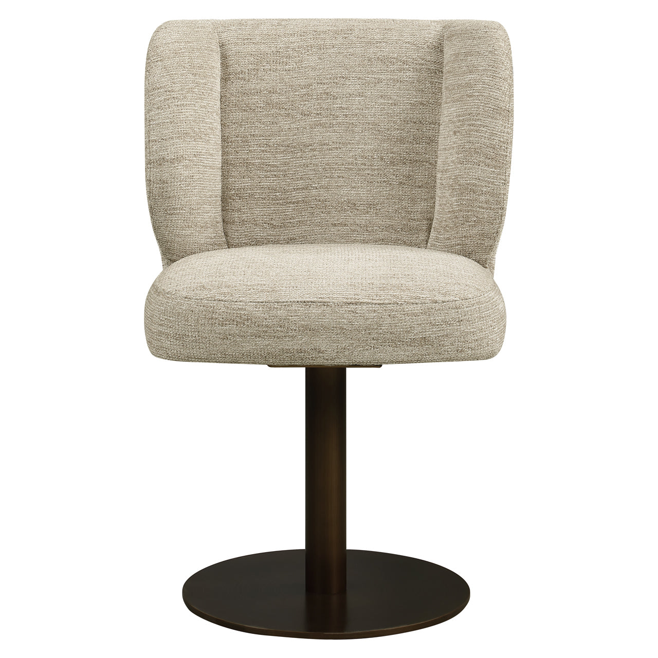 Dining chair Fiona natural softweave swivel