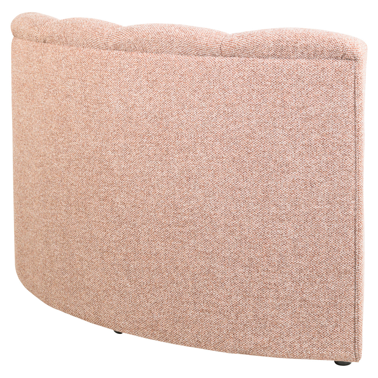 Dining bench Landmark customized open end right round - fully upholstered