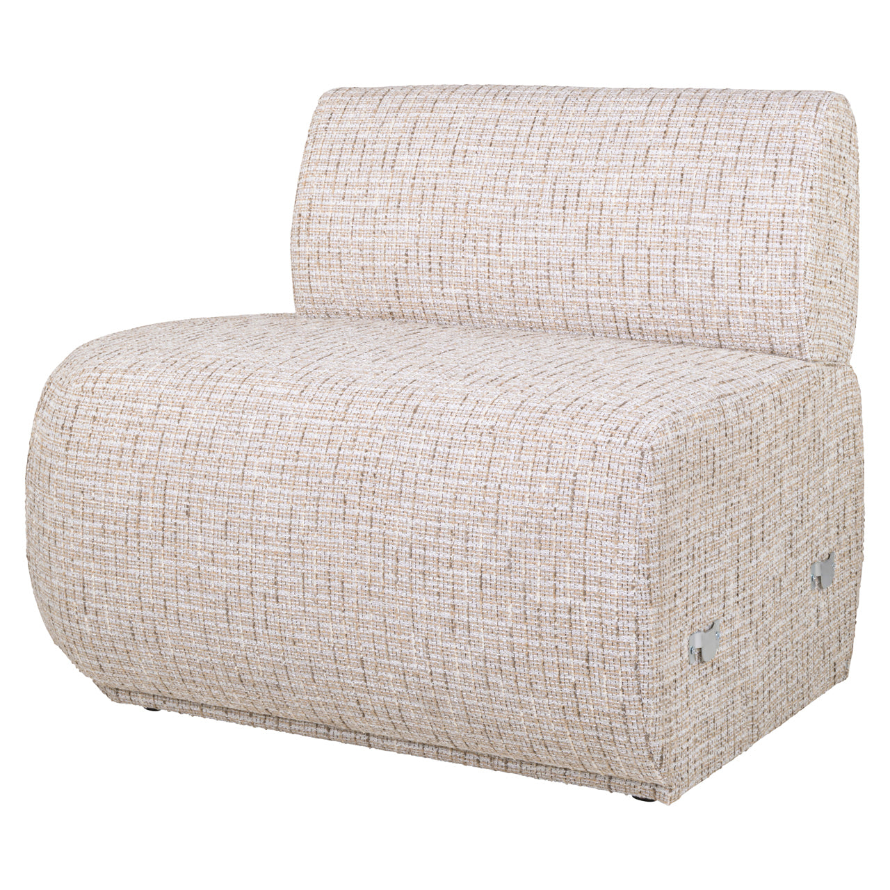 Dining bench Sorrobon trendy cream open end left straight