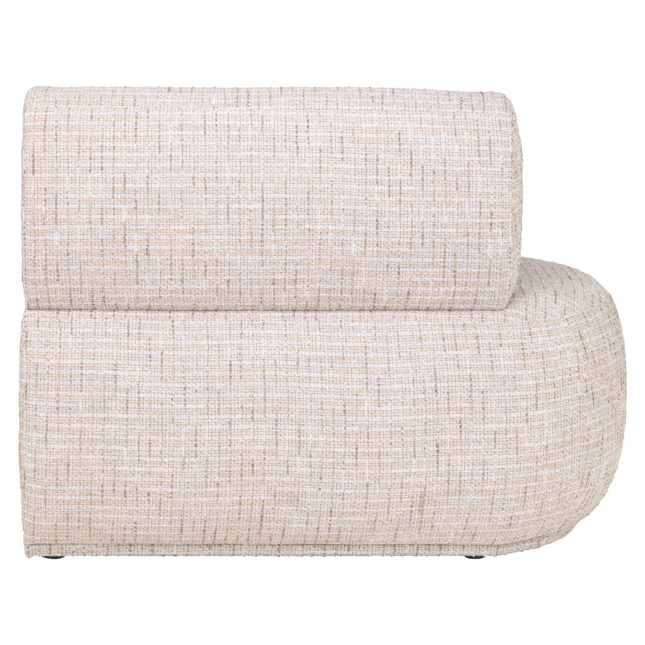 Dining bench Sorrobon trendy cream open end left straight