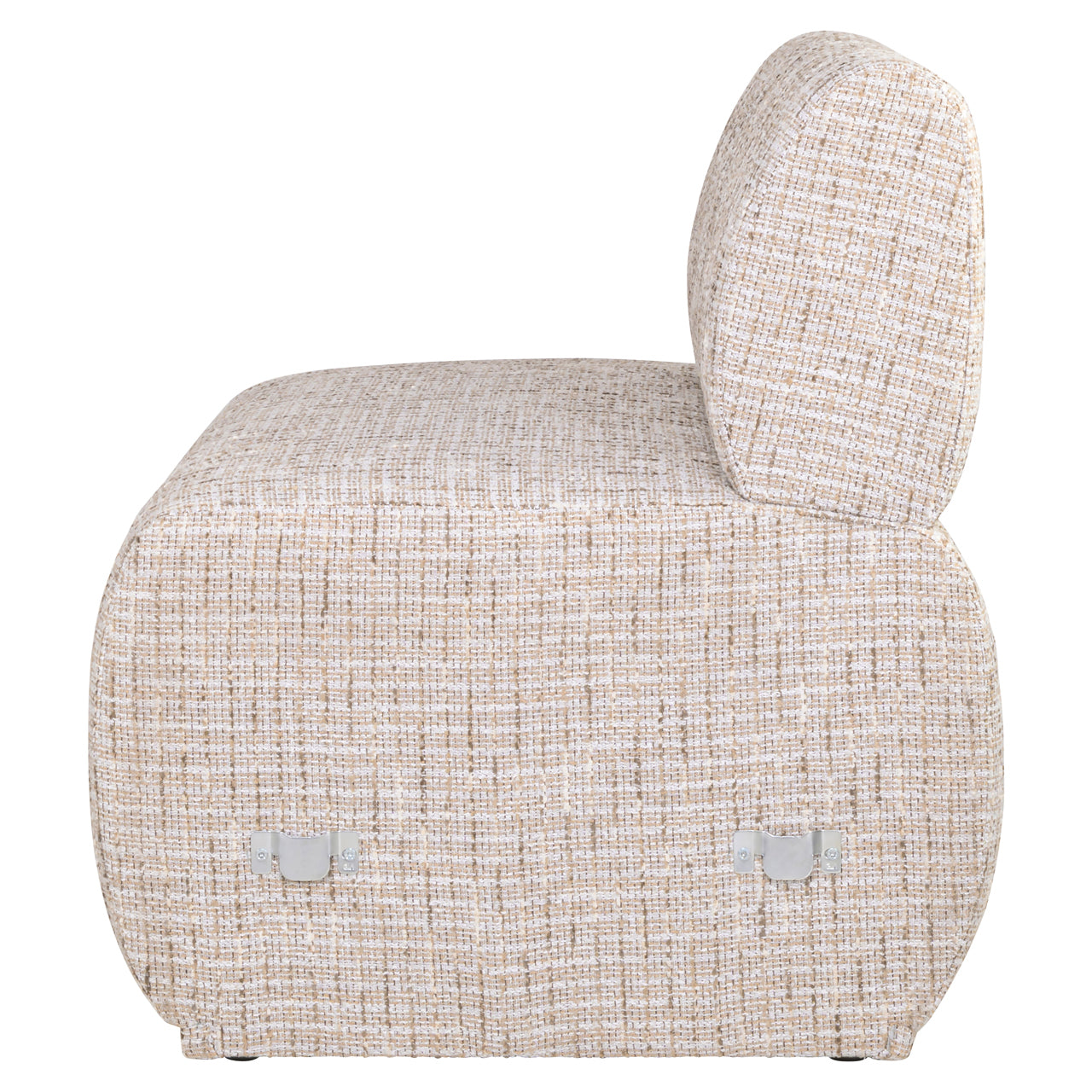 Dining bench Sorrobon trendy cream open end left straight